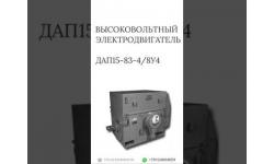 ВЫСОКОВОЛЬТНЫЙ ЭЛЕКТРОДВИГАТЕЛЬ ДАП15-83-4/8У4